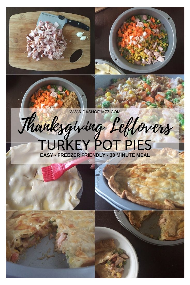 how to make thanksgiving leftovers turkey pot pies