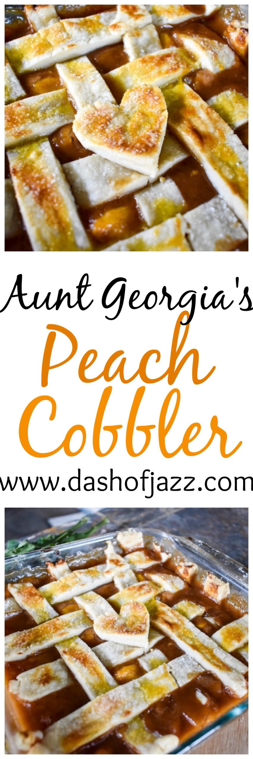 Aunt Georgia\'s Peach Cobbler + Black History Month Virtual Potluck