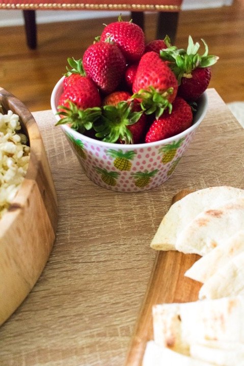 Ideas for creating a quick and delicious spread of easy snacks for last-minute guests in your home by Dash of Jazz