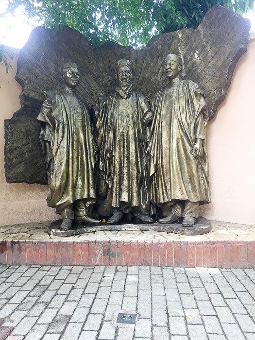 statue in Freedom Park, Lagos, Nigeria