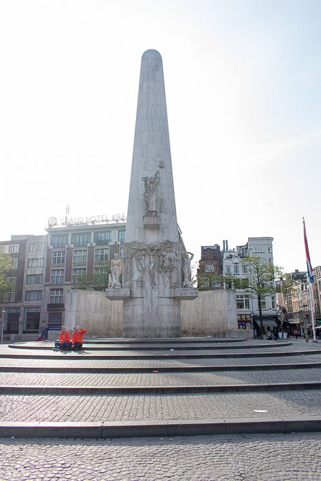 National Monument in Dam Square, Amsterdam, The Netherlands