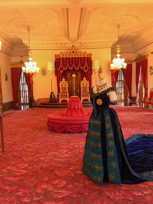 throne room at Iolani Palace, Oahu, Hawaii