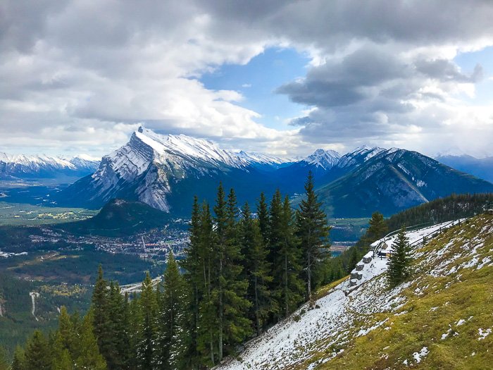 Mountain view, Banff, Alberta