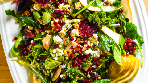 navy blue dress for baby girl Winter Salad (with Kale and Pomegranate)