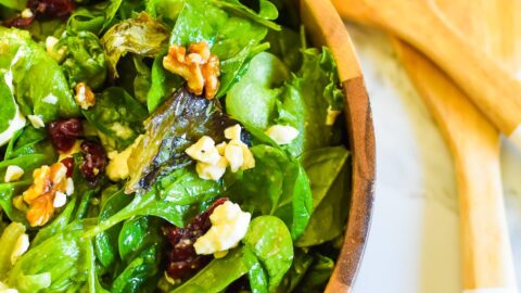 Spring Greens Salad with Champagne Dressing Spring Greens Salad with Champagne Dressing