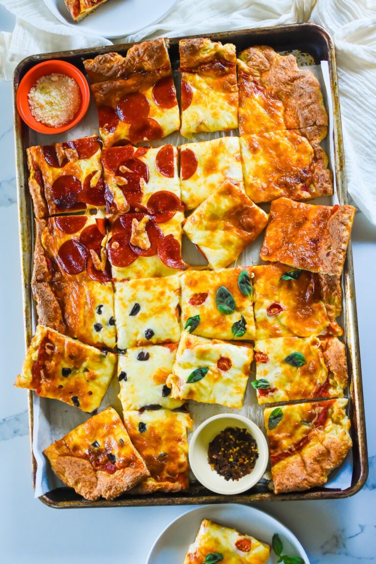 Sheet Pan Pizza for a Crowd - Dash of Jazz